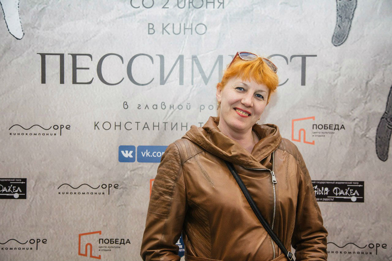 Константин Телегин на премьере фильма «Пессимист»