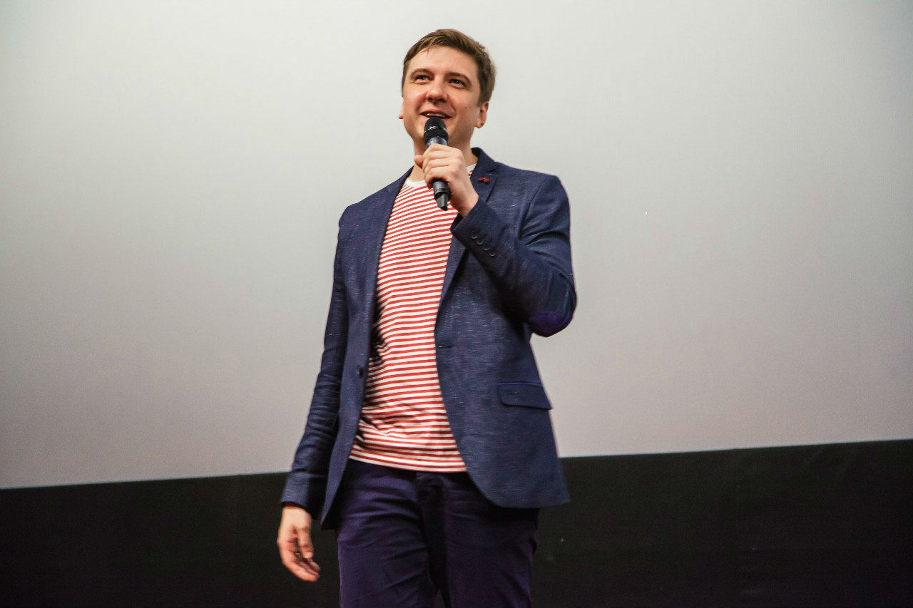 Константин Телегин на премьере фильма «Пессимист»