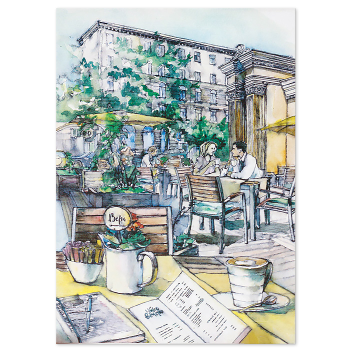 Открытка «Летние пейзажи»