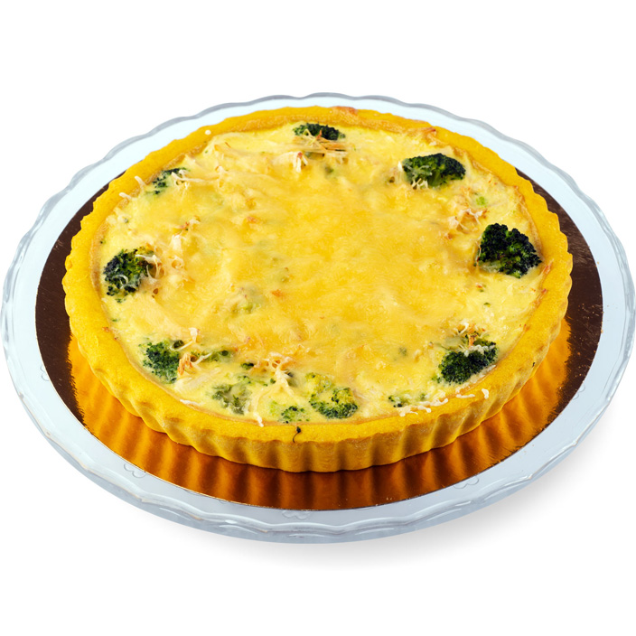 Киш дня: с курицей и брокколи / со шпинатом и сыром «Фета»