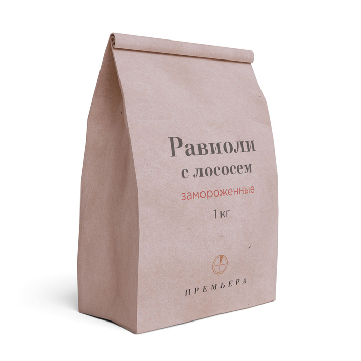 Замороженные равиоли с лососем