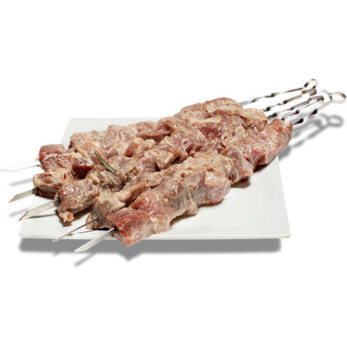 Маринованное мясо из свиной шейки для шашлыка